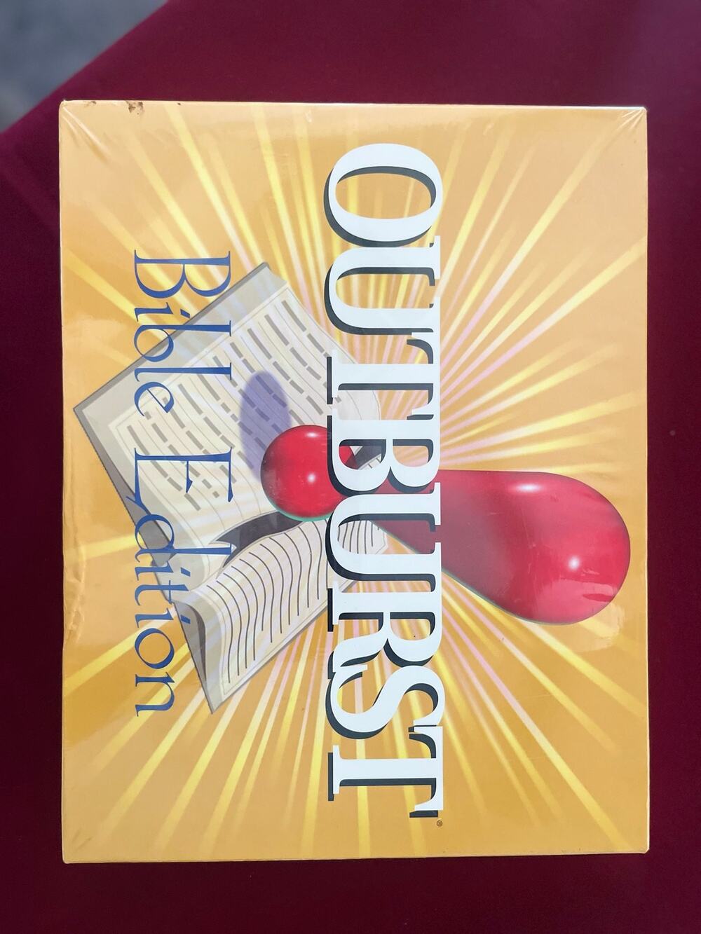 Vintage 2002 Outburst Bible Edition Board Game Brand New With ding in box